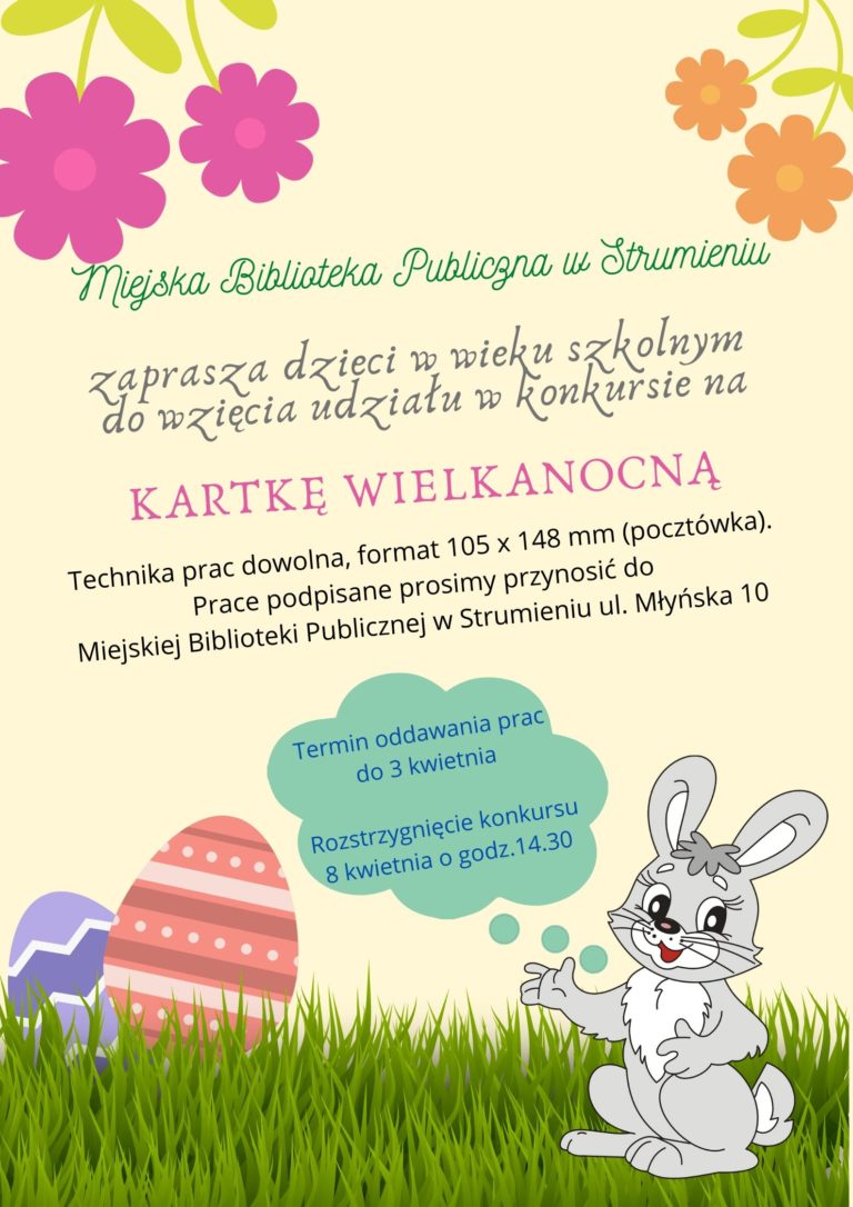 KONKURS NA KARTKĘ WIELKANOCNĄ