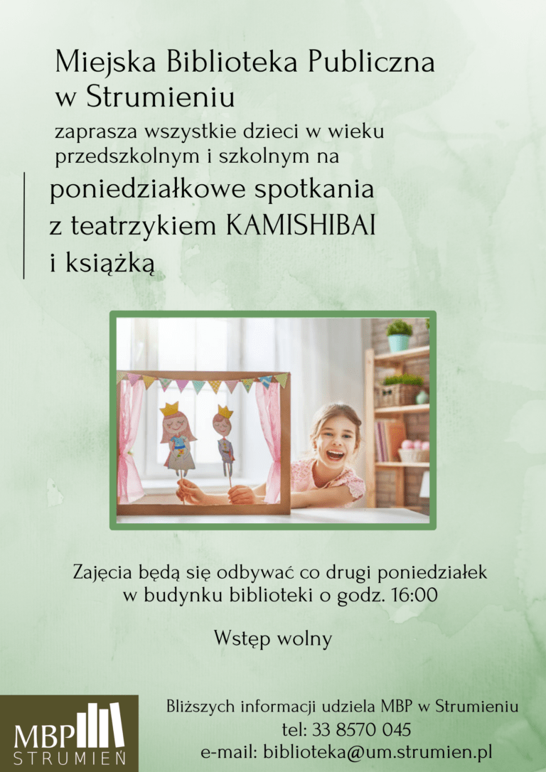 ZAJĘCIA Z TEATRZYKIEM KAMISHIBAI I KSIĄŻKĄ