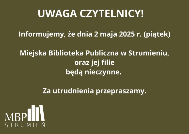UWAGA CZYTELNICY