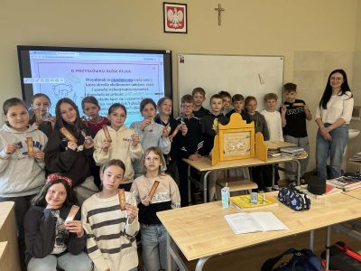 SPOTKANIE Z KLASĄ 3 I 4 W BĄKOWIE