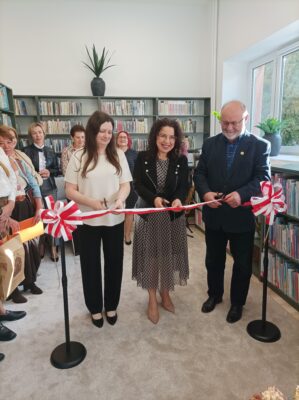 UROCZYSTE OTWARCIE FILII BIBLIOTECZNEJ W DROGOMYŚLU